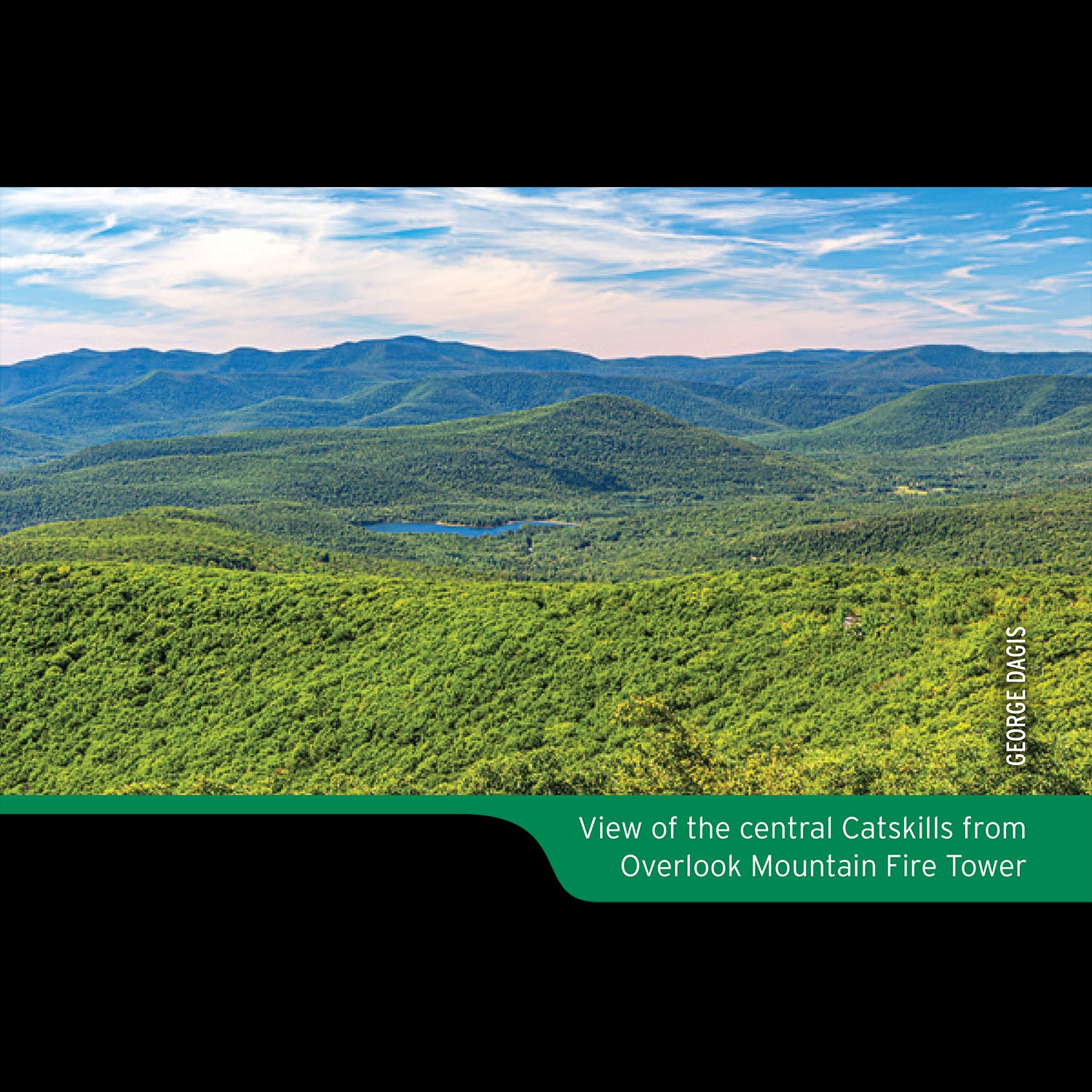 Catskill Map Scenic Photo