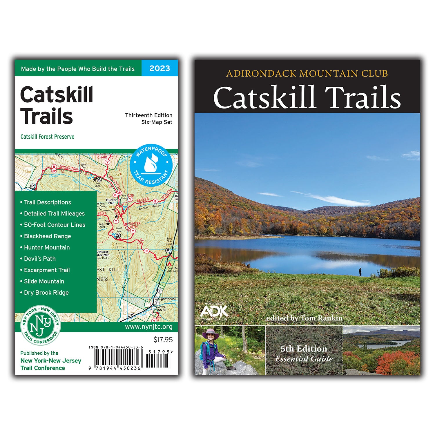 Catskill Map & Book Combo – New York-New Jersey Trail Conference