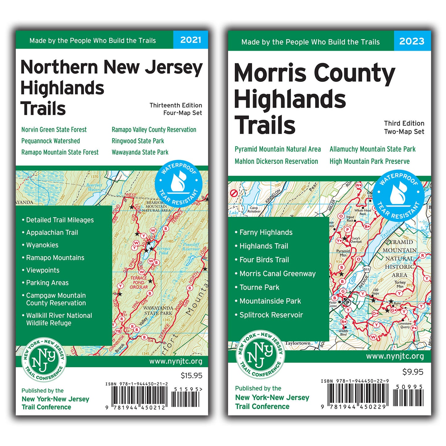 Combo of New Jersey Highlands Maps