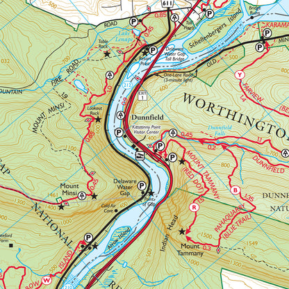 Delaware Water Gap & Kittatinny Map Example