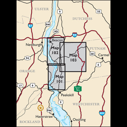 East Hudson Map Locator Map