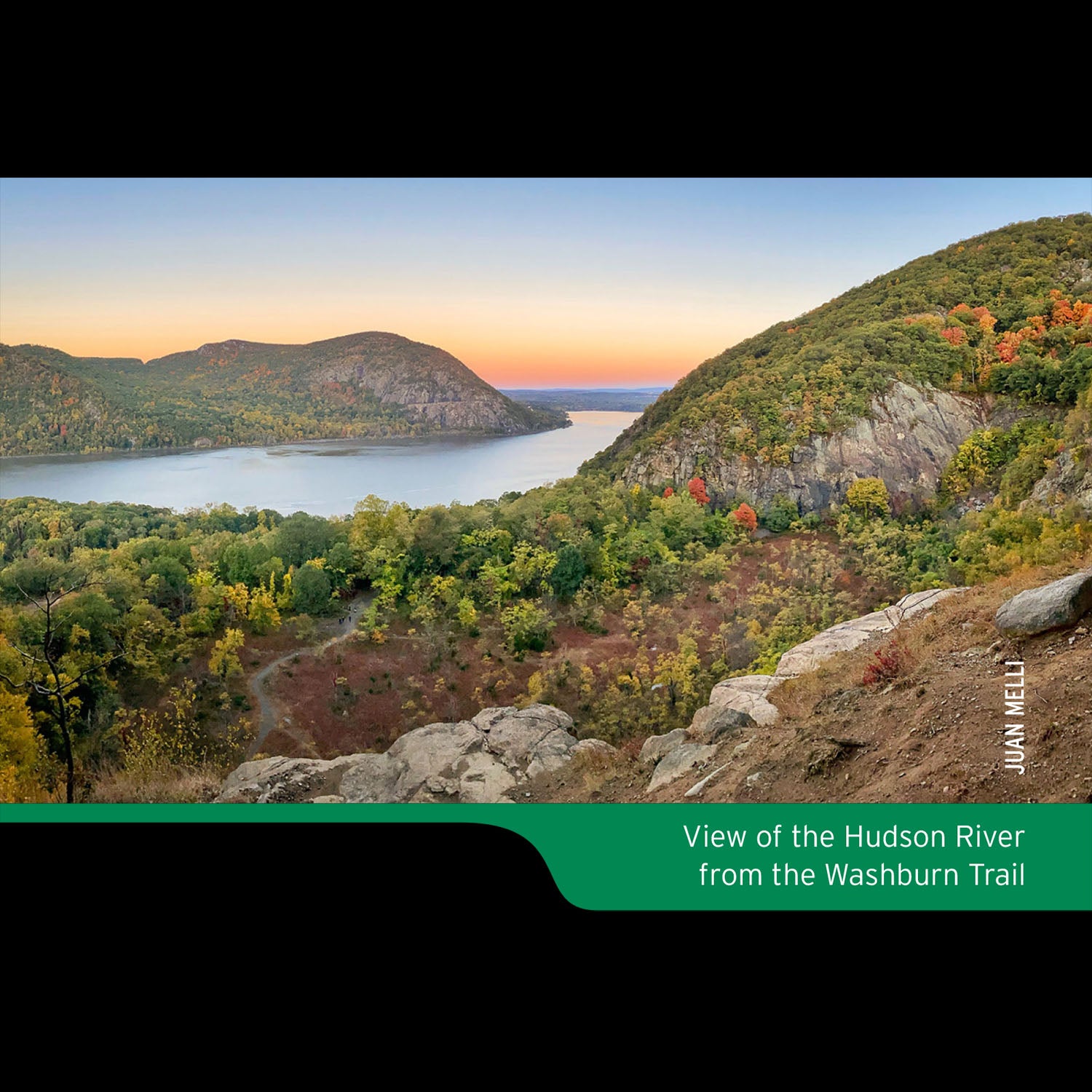 East Hudson Map Scenic Photo