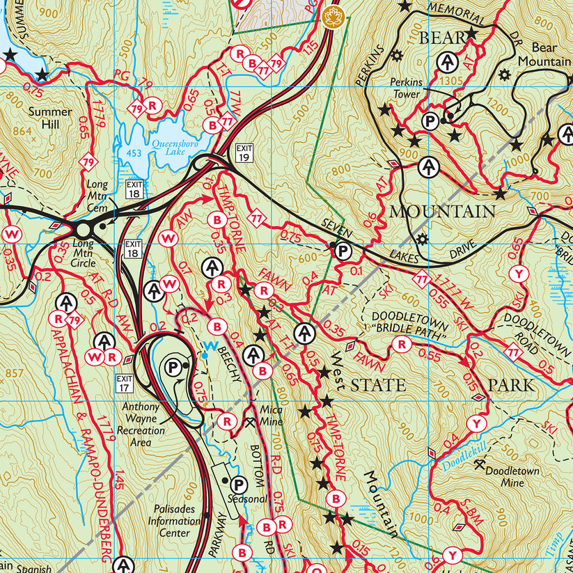 Harriman-Bear Mountain Trails Map – New York-New Jersey Trail Conference