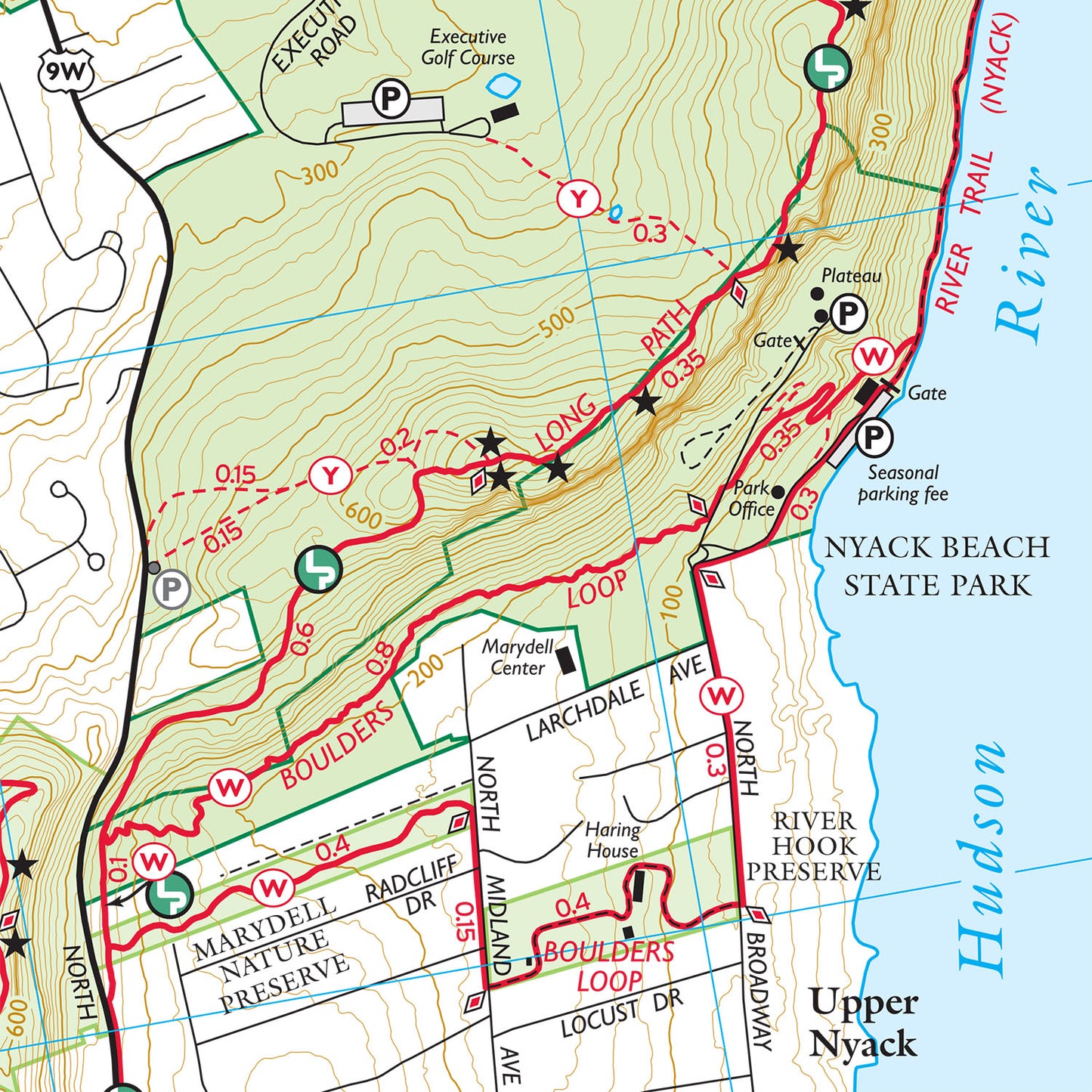 Hudson Palisades Map Example