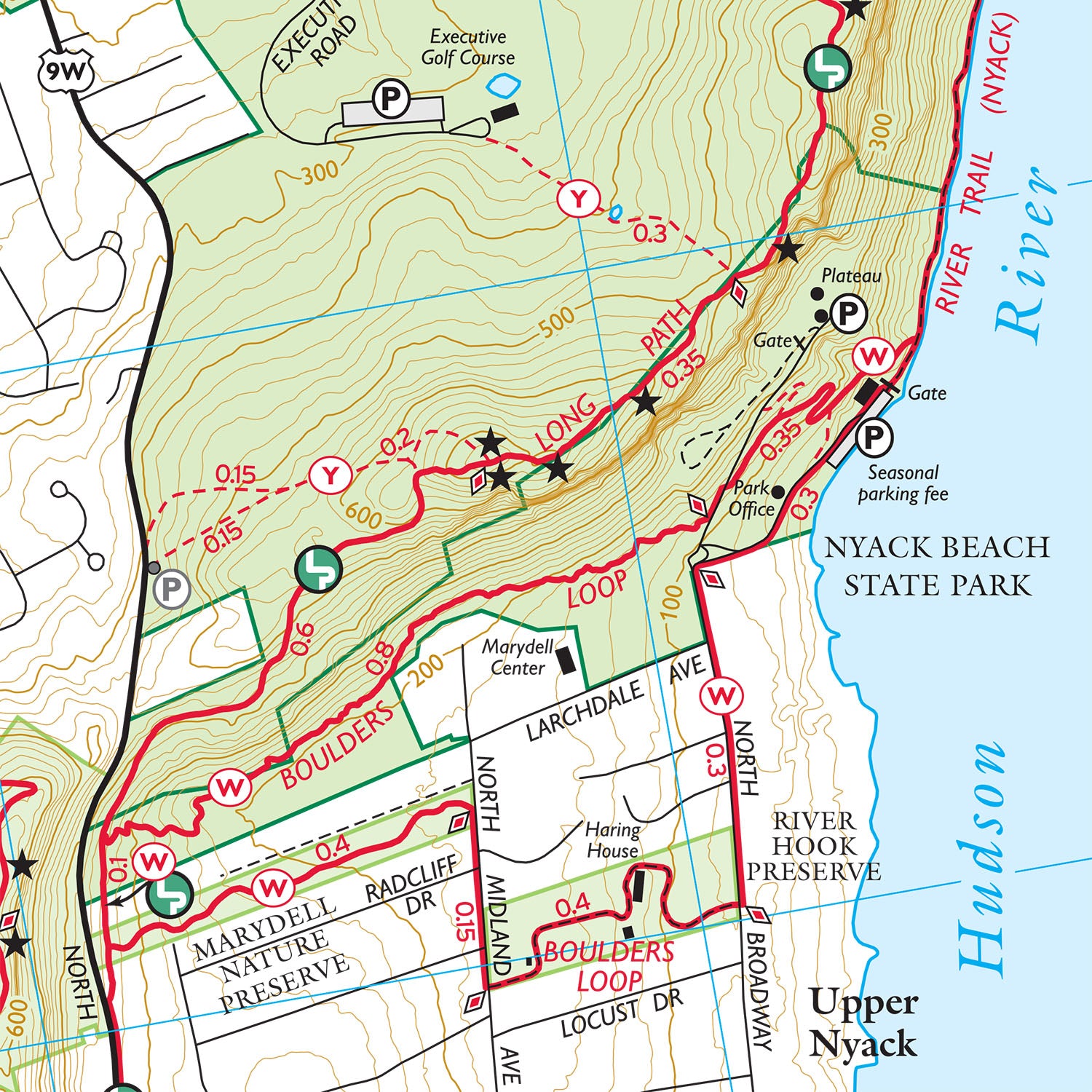 Hudson Palisades Map Example