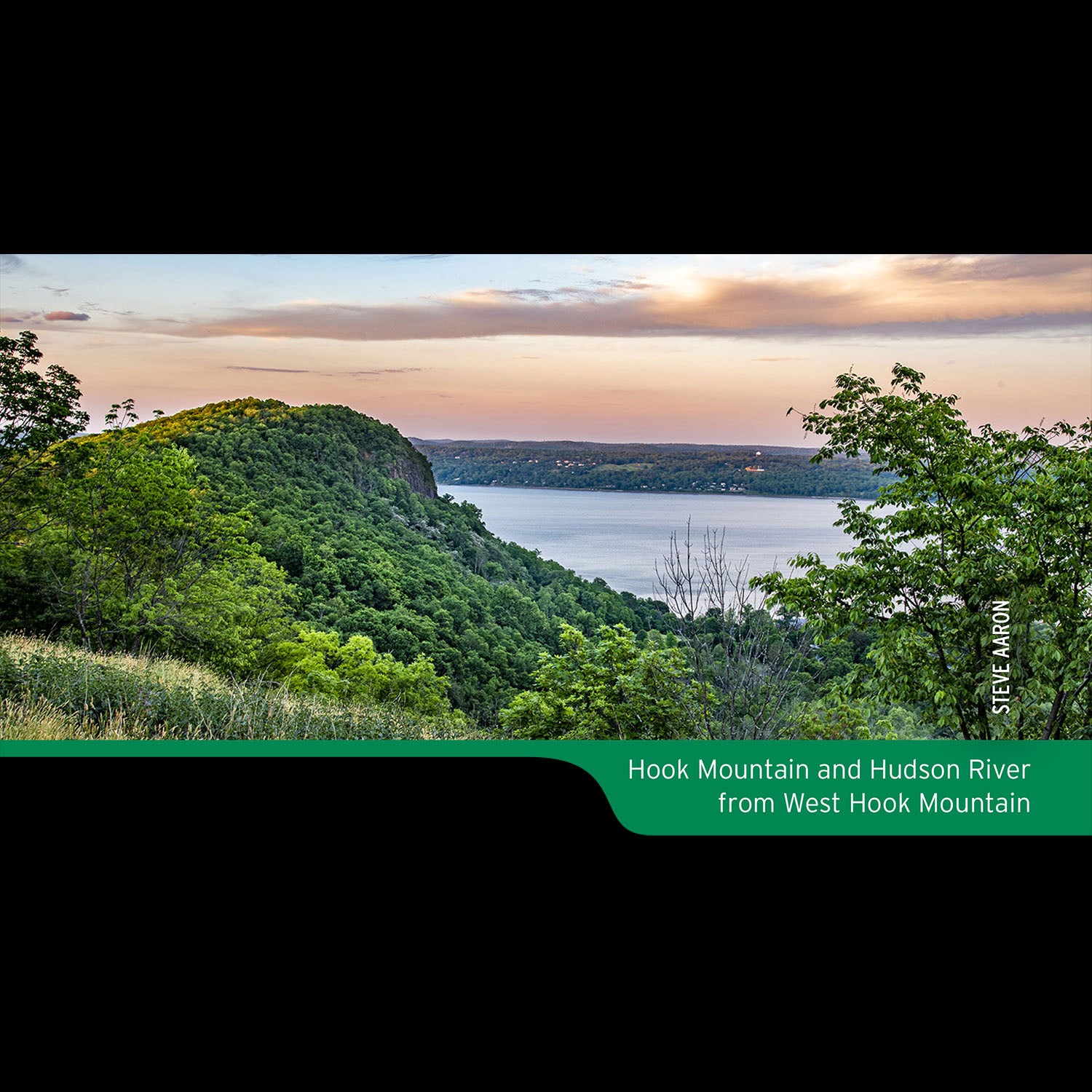 Hudson Palisades Map Scenic Photo