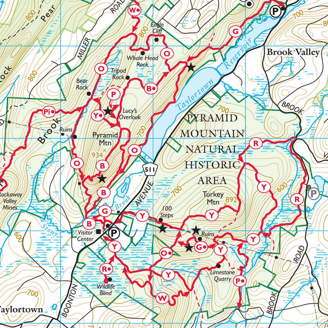 Trail Map Example Running Morris County Highlands Trails Map – New York-New Jersey Trail Conference