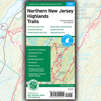 Northern NJ Highlands Map Cover