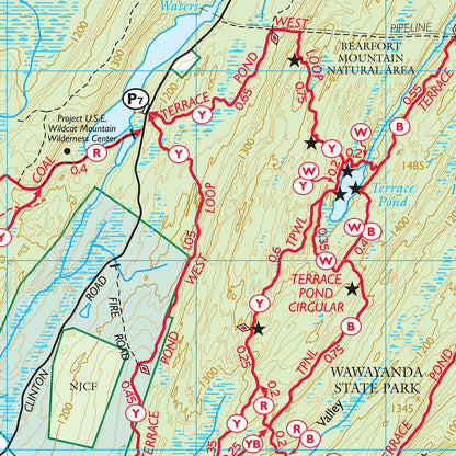 Northern NJ Highlands Map Example