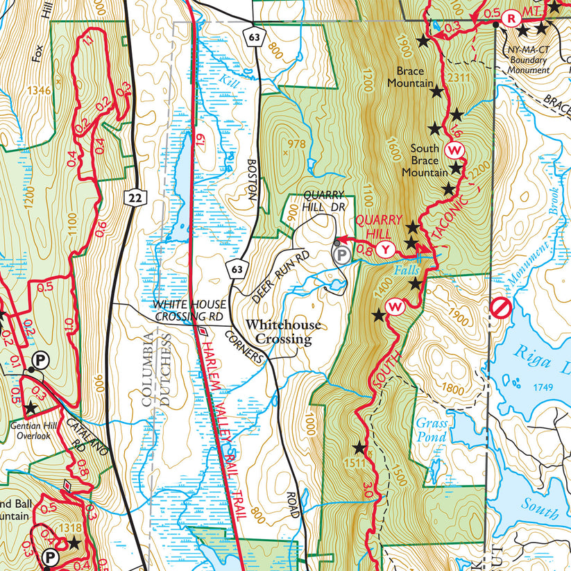 Trail Map Example Running South Taconic Trails Map – New York-New Jersey Trail Conference